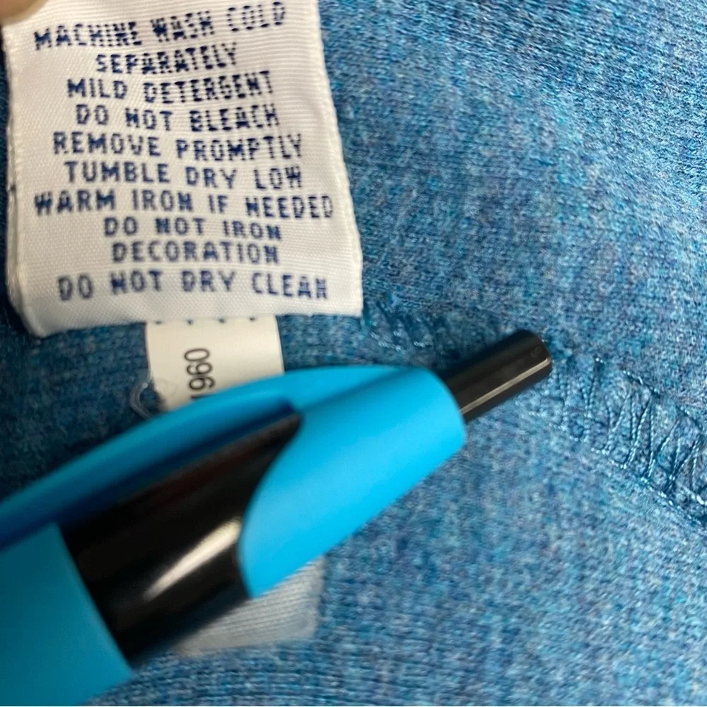 Polo Ralph Lauren Heather Blue‎ Knit Top 1/4” Zip Cotton Preppy Size Medium